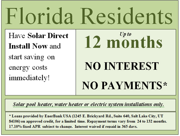 Florida Residents Financing for Solar Systems