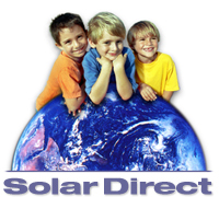 Solar Direct. Helping to shape the world our children will inherit
