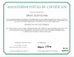 Aquatherm Certification
