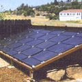 solar pool heater installation