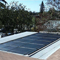 solar pool heater installation