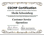 Customer Service Certification Sheila