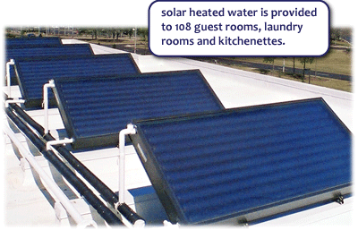 Hampton Inn Solar Thermal Collectors