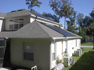 solar pool heater installation