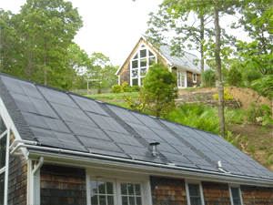 solar pool heater installation