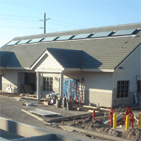 solar water heater installation