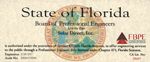 Professional Engineer License