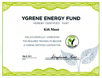 Solar Direct Ygrene Certification