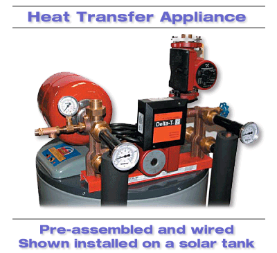 Active Solar Water Heater: Heat Transfer Unit