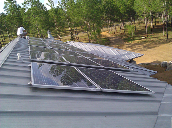 Solar PV installation 