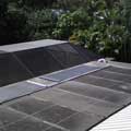 solar pool heater installation