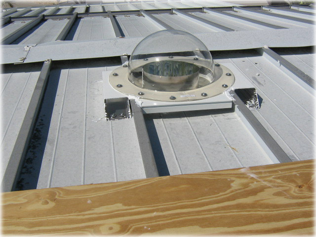 Tubular Skylight, Natural Solar Lighting installed by Rod Turriff in Traler Estates