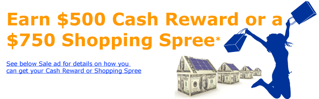 Earn $500 Cash Reward or a $1000 Shopping Spree