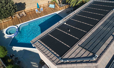 Solar Pool Panel Removal & Reinstallation